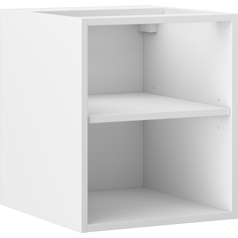 Mexen Box-A otvorená skrinka s poličkou 40 cm, biela matná - 91AX2-0400-470-0-01
