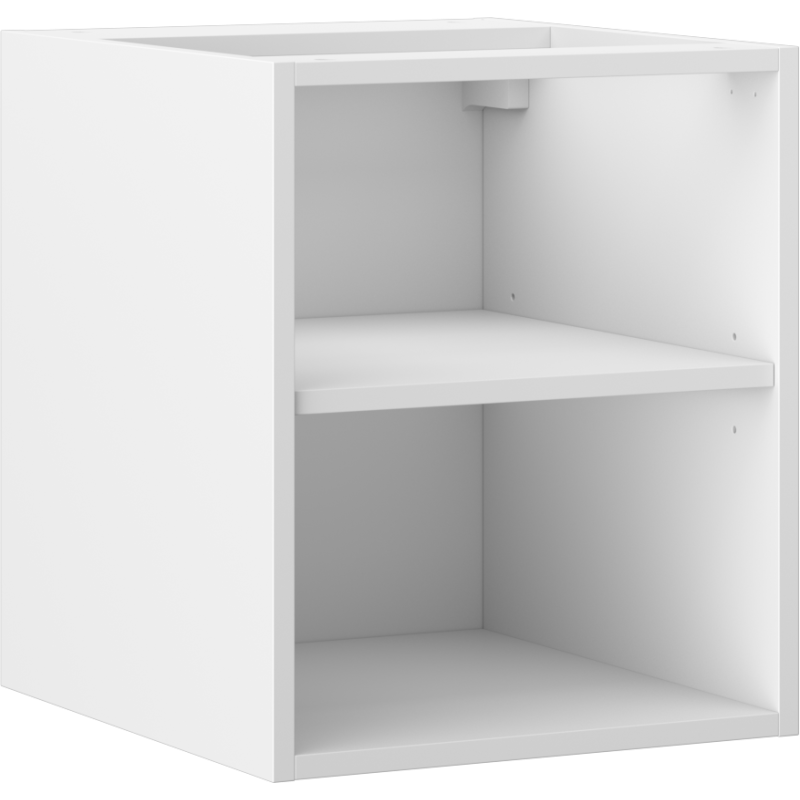 Mexen Box-A otvorená skrinka s policou 40 cm, biela matná - 91AX2-0400-470-0-01