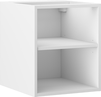 Mexen Box-A otvorená skrinka s poličkou 40 cm, biela matná - 91AX2-0400-470-0-01