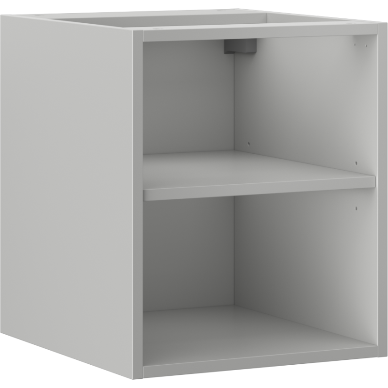 Mexen Box-A otvorená skrinka s policou 40 cm, šedá matná - 91AX2-0400-470-0-62