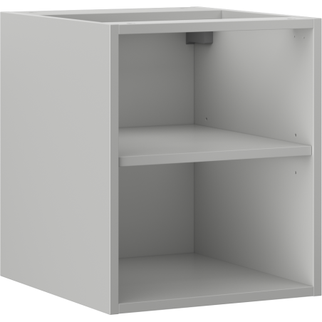 Mexen Box-A otvorená skrinka s policou 40 cm, šedá matná - 91AX2-0400-470-0-62