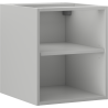 Mexen Box-A otvorená skrinka s policou 40 cm, šedá matná - 91AX2-0400-470-0-62