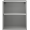 Mexen Box-A otvorená skrinka s policou 40 cm, šedá matná - 91AX2-0400-470-0-62