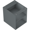 Mexen Box-A otvorená skrinka s poličkou 40 cm, grafit matný - 91AX2-0400-470-0-66