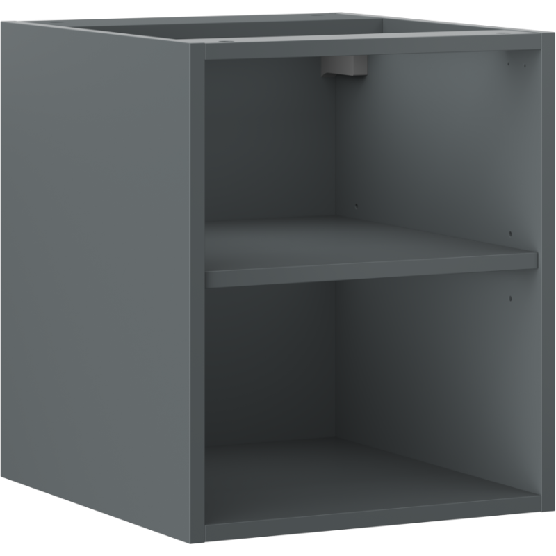 Mexen Box-A otvorená skrinka s poličkou 40 cm, grafit matný - 91AX2-0400-470-0-66
