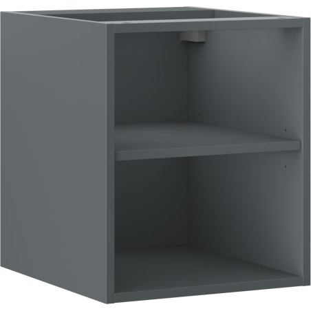 Mexen Box-A otvorená skrinka s poličkou 40 cm, grafit matný - 91AX2-0400-470-0-66