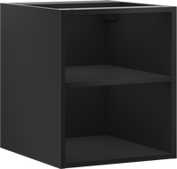 Mexen Box-A otvorená skrinka s poličkou 40 cm, čierna matná - 91AX2-0400-470-0-71