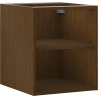 Mexen Box-A otvorená skrinka s policou 40 cm, orech - 91AX2-0400-470-0-86