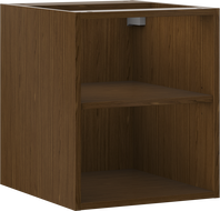 Mexen Box-A otvorená skrinka s policou 40 cm, orech - 91AX2-0400-470-0-86