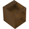 Mexen Box-A otvorená skrinka s policou 40 cm, orech - 91AX2-0400-470-0-86