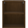 Mexen Box-A otvorená skrinka s policou 40 cm, orech - 91AX2-0400-470-0-86