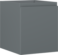 Mexen Orio kúpeľňová skrinka pod umývadlo 40 cm, 1 zásuvka, grafit mat - 91A10-04047-1-BF66