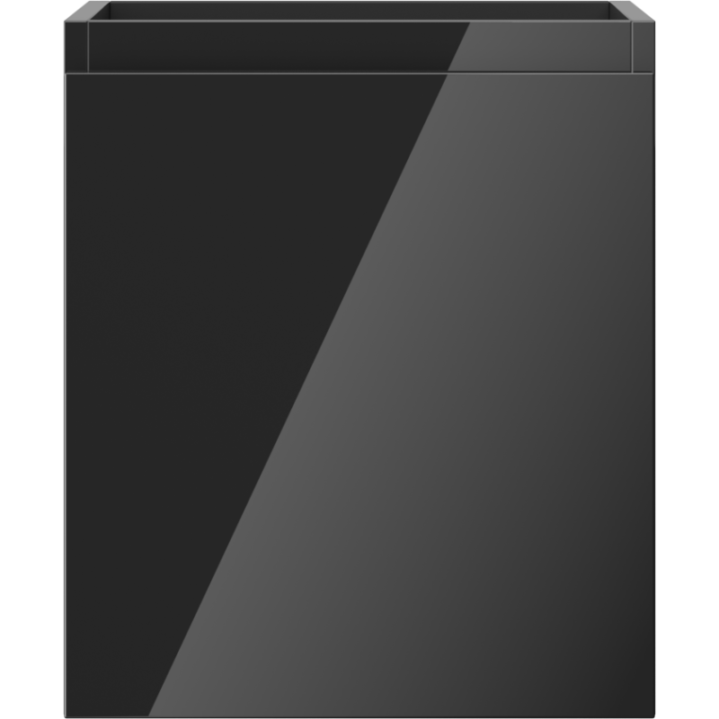 Mexen Orio kúpeľňová skrinka pod umývadlo 40 cm, 1 zásuvka, čierny lesk - 91A10-04047-1-BF70