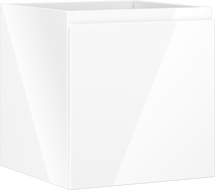 Mexen Orio kúpeľňová skrinka pod umývadlo 45 cm, 1 zásuvka, biely lesk - 91A10-04547-1-BF00