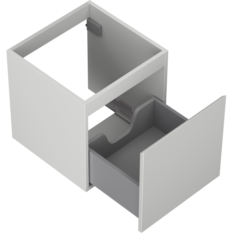 Mexen Orio kúpeľňová skrinka pod umývadlo 45 cm, 1 zásuvka, sivý mat - 91A10-04547-1-BF62