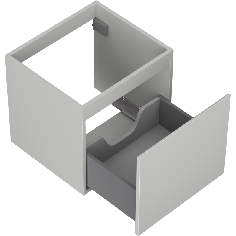 Mexen Orio kúpeľňová skrinka pod umývadlo 50 cm, 1 zásuvka, sivá matná - 91A10-05047-1-BF62