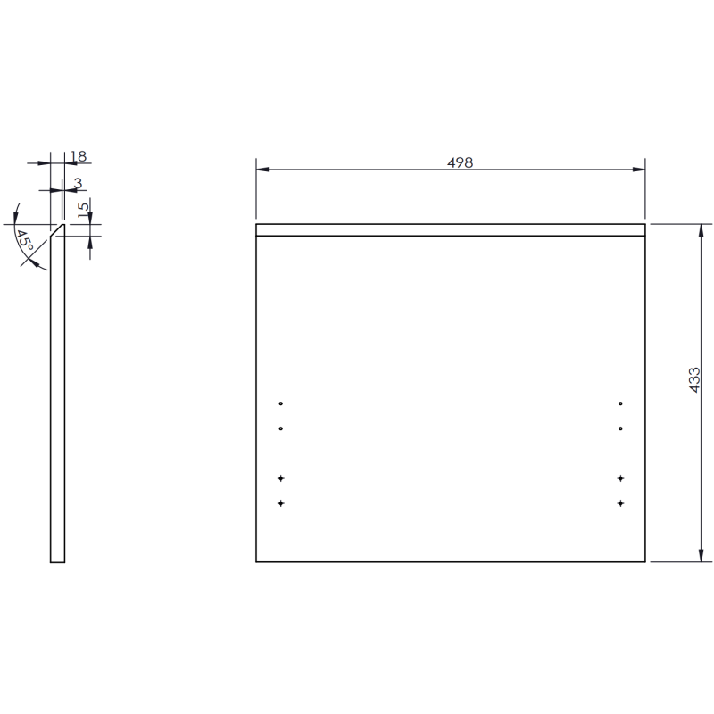 Mexen Orio kúpeľňová skrinka pod umývadlo 50 cm, 1 zásuvka, grafit mat - 91A10-05047-1-BF66