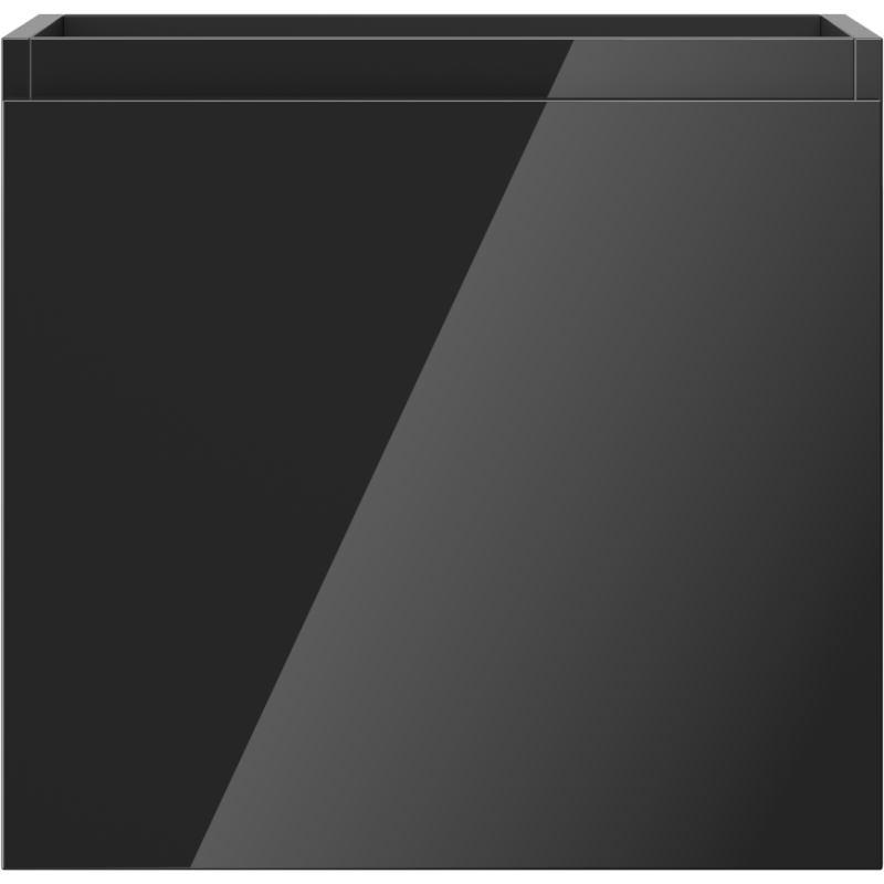 Mexen Orio kúpeľňová skrinka pod umývadlo 50 cm, 1 zásuvka, čierny lesk - 91A10-05047-1-BF70