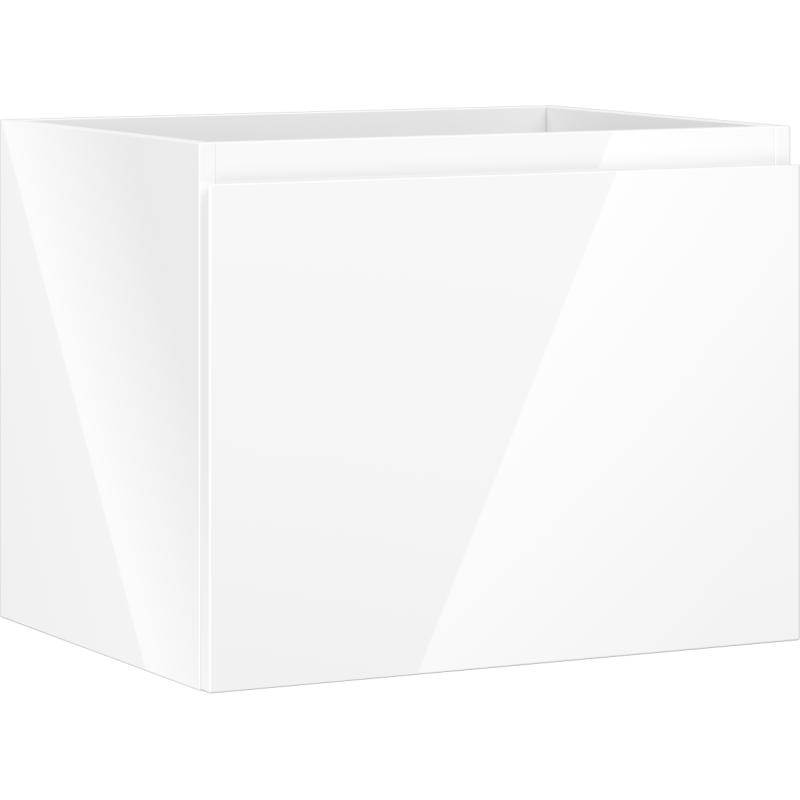 Mexen Orio kúpeľňová skrinka pod umývadlo 60 cm, 1 zásuvka, biely lesk - 91A10-06047-1-BF00