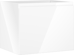 Mexen Orio kúpeľňová skrinka pod umývadlo 60 cm, 1 zásuvka, biely lesk - 91A10-06047-1-BF00