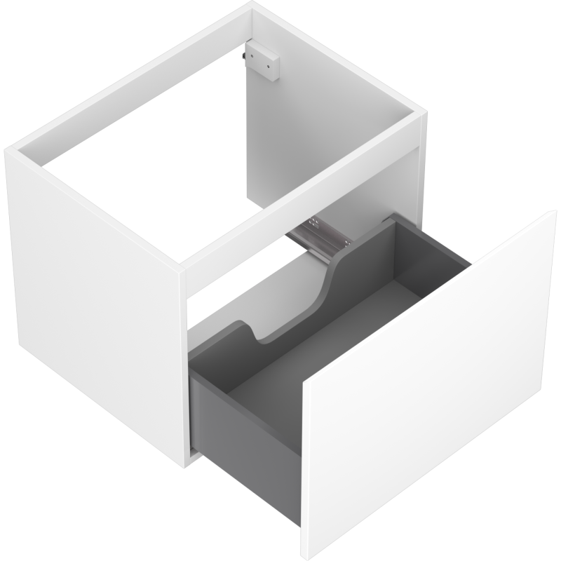 Mexen Orio kúpeľňová skrinka pod umývadlo 60 cm, 1 zásuvka, biela matná - 91A10-06047-1-BF01
