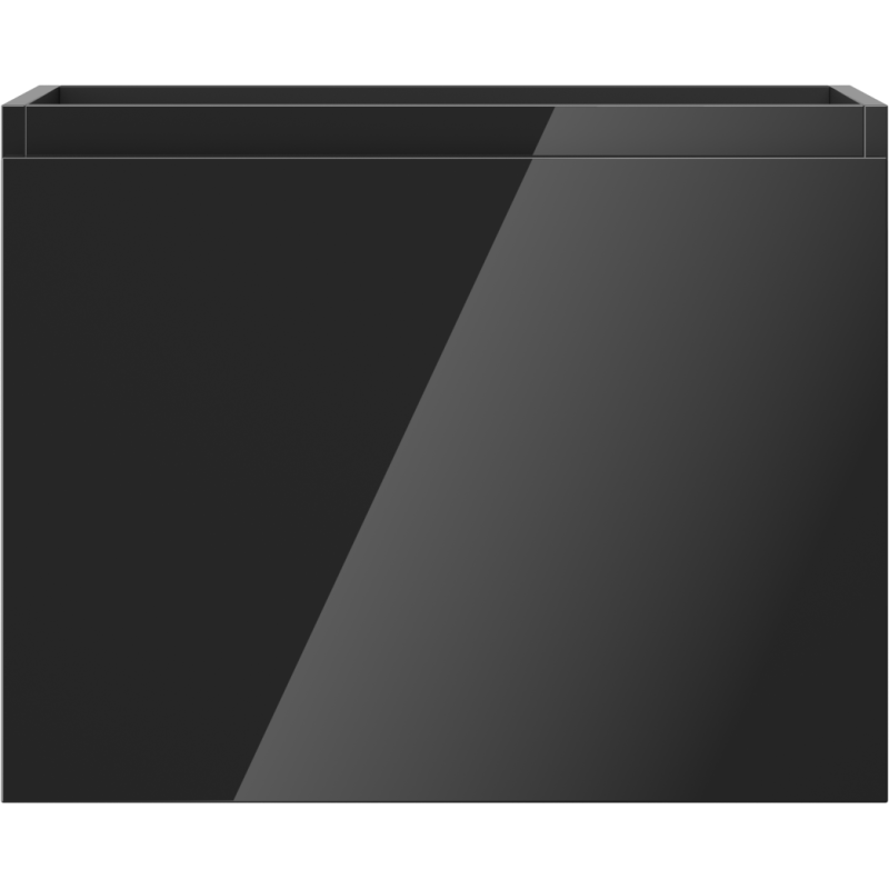 Mexen Orio kúpeľňová skrinka pod umývadlo 60 cm, 1 zásuvka, čierny lesk - 91A10-06047-1-BF70