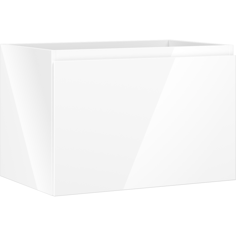 Mexen Orio kúpeľňová skrinka pod umývadlo 70 cm, 1 zásuvka, biely lesk - 91A10-07047-1-BF00