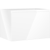 Mexen Orio kúpeľňová skrinka pod umývadlo 70 cm, 1 zásuvka, biela lesk - 91A10-07047-1-BF00