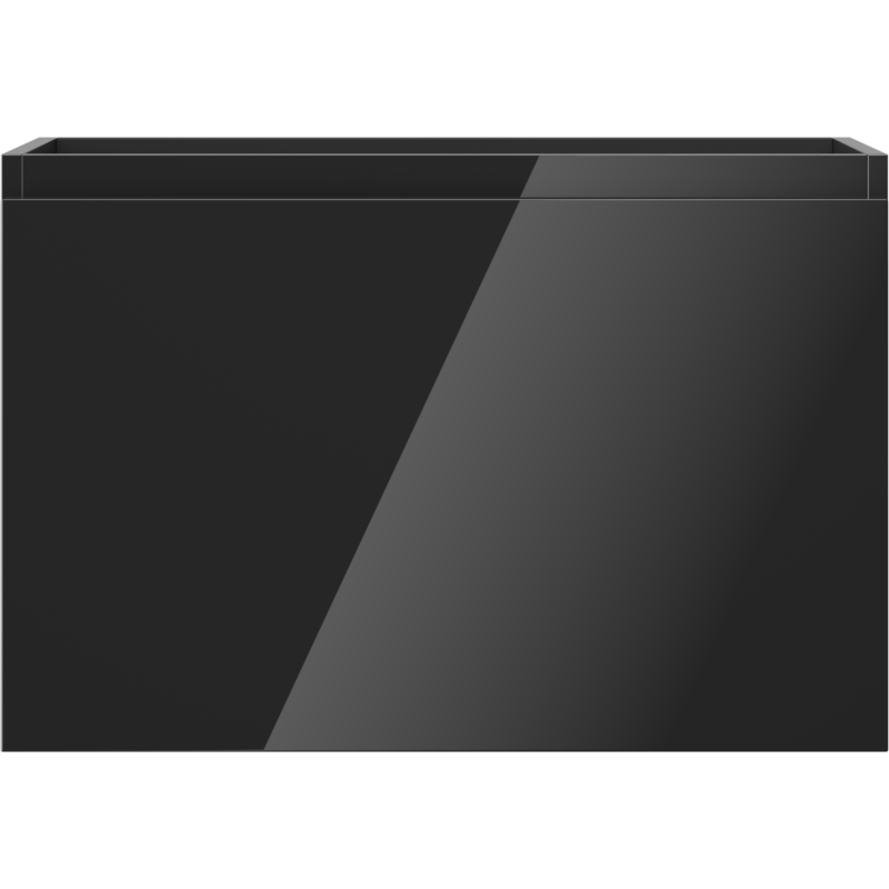 Mexen Orio kúpeľňová skrinka pod umývadlo 70 cm, 1 zásuvka, čierny lesk - 91A10-07047-1-BF70