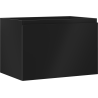 Mexen Orio skrinka pod umývadlo 70 cm, 1 zásuvka, čierna matná - 91A10-07047-1-BF71