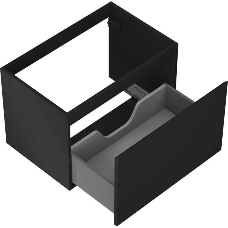 Mexen Orio skrinka pod umývadlo 70 cm, 1 zásuvka, čierna matná - 91A10-07047-1-BF71