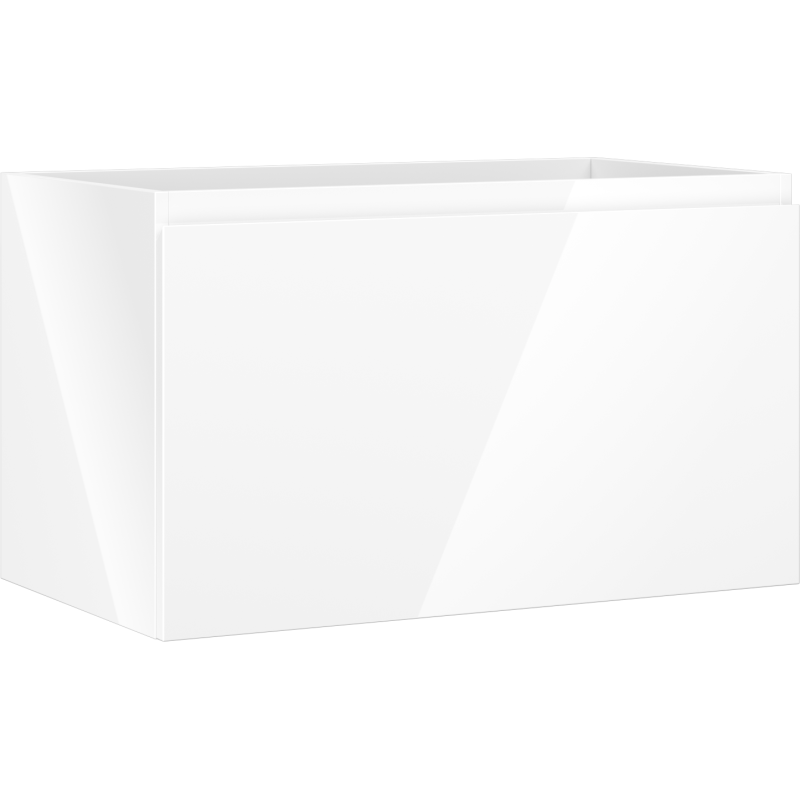 Mexen Orio kúpeľňová skrinka pod umývadlo 80 cm, 1 zásuvka, biely lesk - 91A10-08047-1-BF00