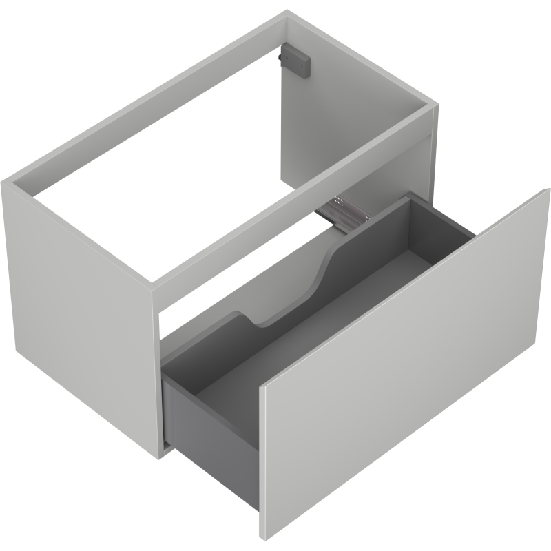 Mexen Orio kúpeľňová skrinka pod umývadlo 80 cm, 1 zásuvka, šedá matná - 91A10-08047-1-BF62