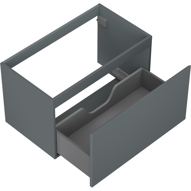 Mexen Orio kúpeľňová skrinka pod umývadlo 80 cm, 1 zásuvka, grafit mat - 91A10-08047-1-BF66