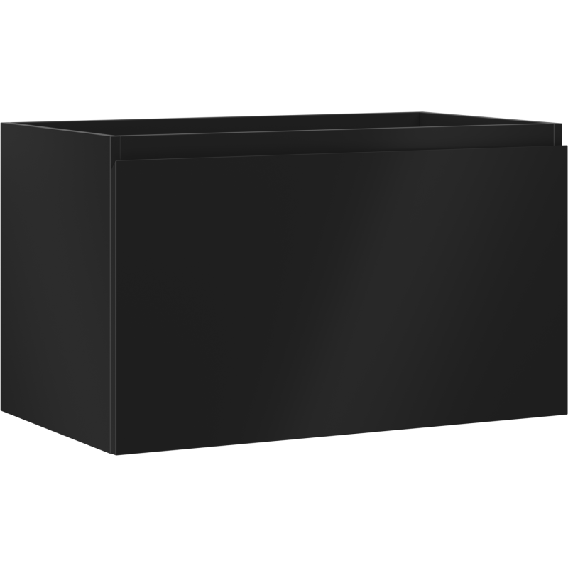 Mexen Orio kúpeľňová skrinka pod umývadlo 80 cm, 1 zásuvka, čierna matná - 91A10-08047-1-BF71