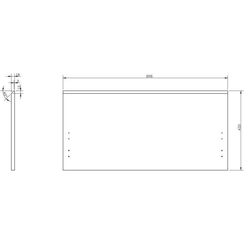 Mexen Orio kúpeľňová skrinka pod umývadlo 90 cm, 1 zásuvka, grafit mat - 91A10-09047-1-BF66