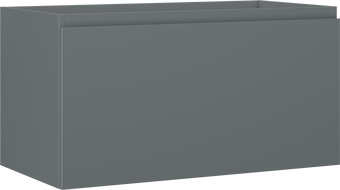 Mexen Orio kúpeľňová skrinka pod umývadlo 90 cm, 1 zásuvka, grafit mat - 91A10-09047-1-BF66
