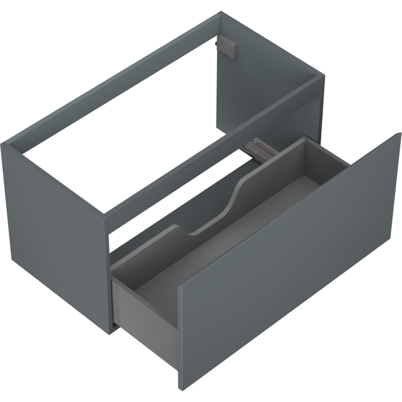 Mexen Orio kúpeľňová skrinka pod umývadlo 90 cm, 1 zásuvka, grafit mat - 91A10-09047-1-BF66
