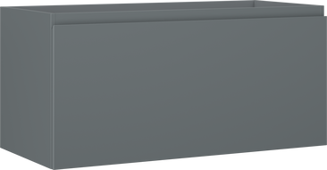 Mexen Orio kúpeľňová skrinka pod umývadlo 100 cm, 1 zásuvka, grafit mat - 91A10-10047-1-BF66