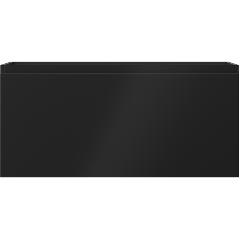 Mexen Orio kúpeľňová skrinka pod umývadlo 100 cm, 1 zásuvka, čierna mat - 91A10-10047-1-BF71