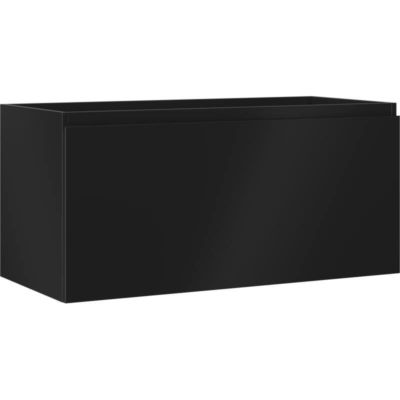 Mexen Orio kúpeľňová skrinka pod umývadlo 100 cm, 1 zásuvka, čierna mat - 91A10-10047-1-BF71