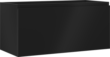 Mexen Orio kúpeľňová skrinka pod umývadlo 100 cm, 1 zásuvka, čierna mat - 91A10-10047-1-BF71
