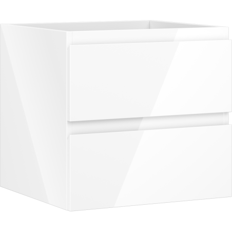 Mexen Orio kúpeľňová skrinka pod umývadlo 50 cm, 2 zásuvky, biela lesk - 91A10-05047-2-BFF00