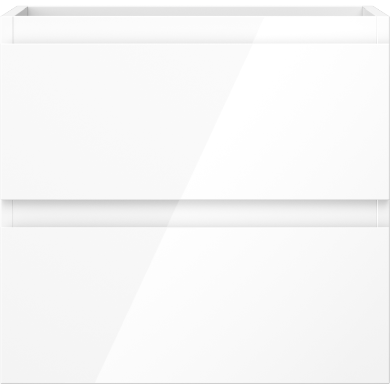 Mexen Orio kúpeľňová skrinka pod umývadlo 50 cm, 2 zásuvky, biela lesk - 91A10-05047-2-BFF00