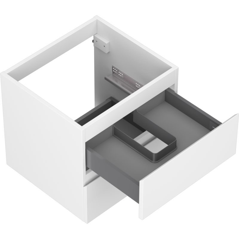 Mexen Orio kúpeľňová skrinka pod umývadlo 50 cm, 2 zásuvky, biela matná - 91A10-05047-2-BFF01