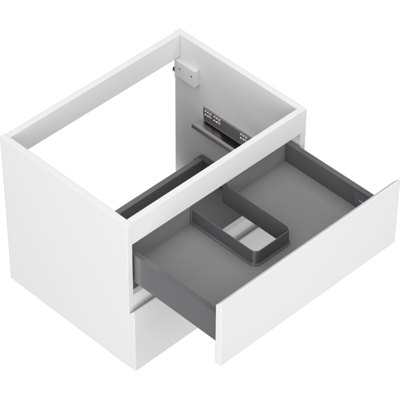 Mexen Orio kúpeľňová skrinka pod umývadlo 60 cm, 2 zásuvky, biela matná - 91A10-06047-2-BFF01