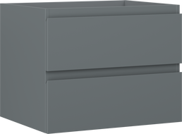 Mexen Orio kúpeľňová skrinka pod umývadlo 60 cm, 2 zásuvky, grafit mat - 91A10-06047-2-BFF66