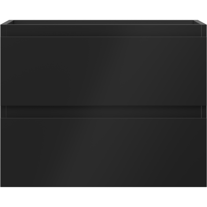 Mexen Orio kúpeľňová skrinka pod umývadlo 60 cm, 2 zásuvky, čierna matná - 91A10-06047-2-BFF71