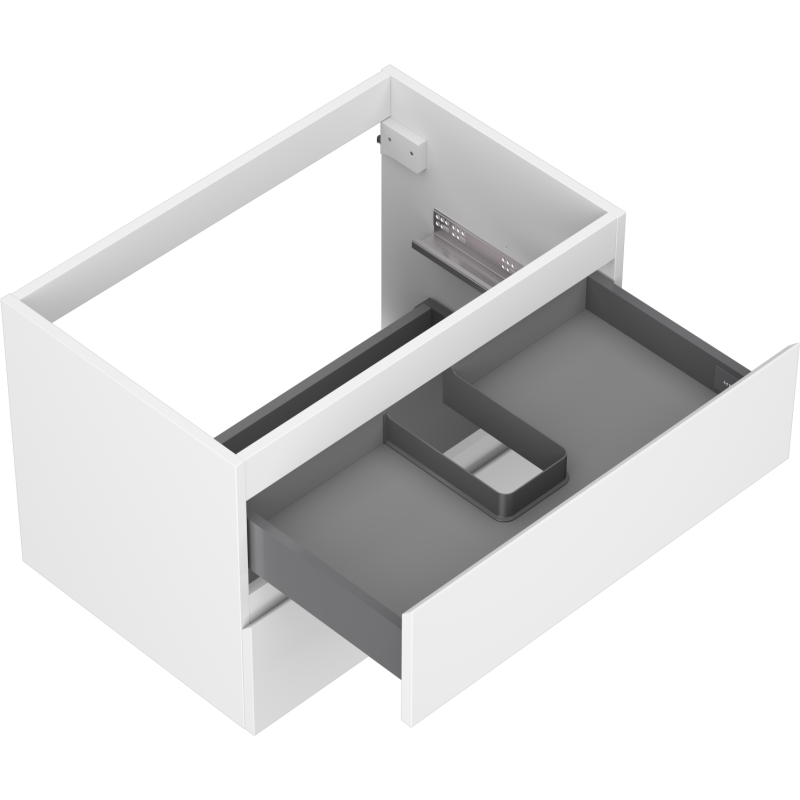 Mexen Orio kúpeľňová skrinka pod umývadlo 70 cm, 2 zásuvky, biela matná - 91A10-07047-2-BFF01