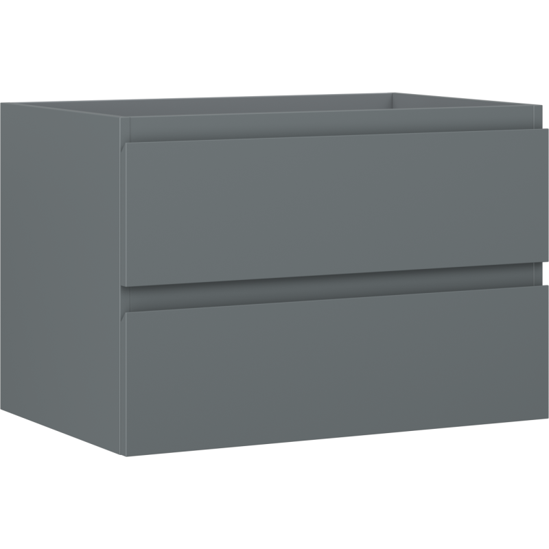 Mexen Orio kúpeľňová skrinka pod umývadlo 70 cm, 2 zásuvky, grafit mat - 91A10-07047-2-BFF66